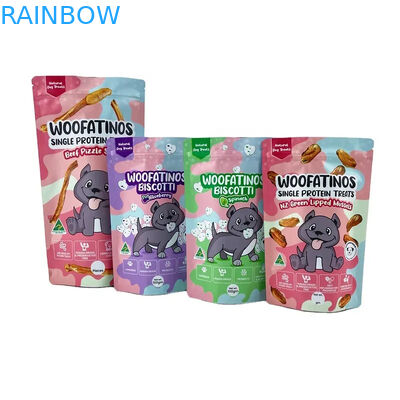 Animal Feed Sack with Tear Notch for Dog Treats Packing Bags