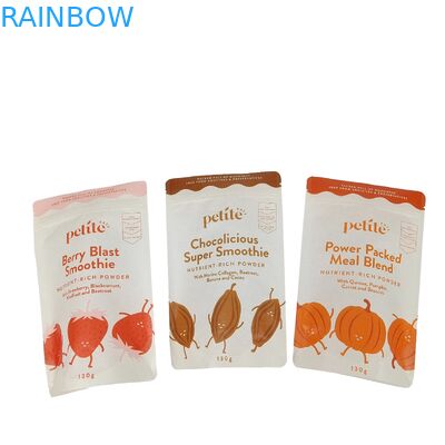 Wholesale Custom Printed Biodegradable High Quality Kraft Paper Recyclable Doypack Food Grade Ziplock Plastic Bag