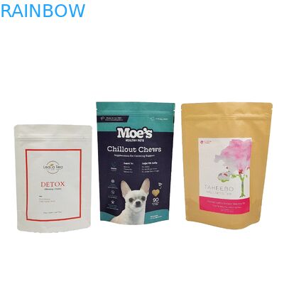 Wholesale Custom Printed Biodegradable High Quality Kraft Paper Recyclable Doypack Food Grade Ziplock Plastic Bag