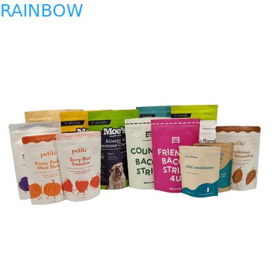 Biodegradable Doypack Recyclable Custom Stand Up Pouch With Zip Lock Kraft Paper Bags Edible Packaging Bags