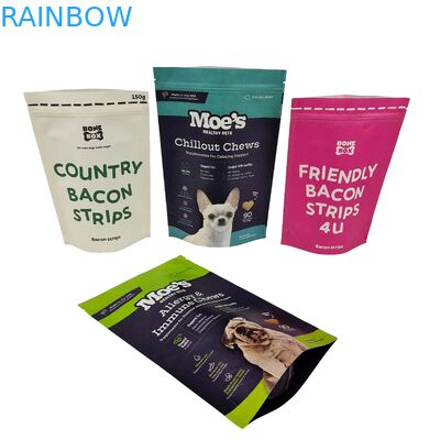 Custom Printed Eco-Friendly High Quality Bags 100% Biodegradable Kraft Paper Stand Up Pouches Doypack With Ziplock