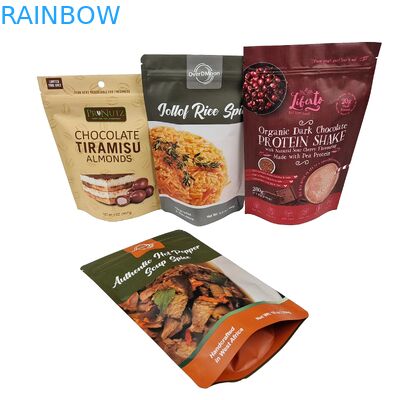 Heal Sealed Good Quality Custom Resealable Plastic Chocolate Bags Food Packaging Stand Up Zipper Pouch