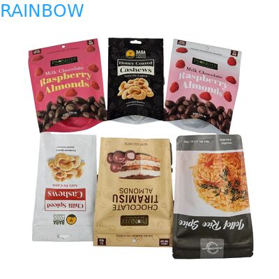 Plastic Dried Fruit Pouch Packaging Snack Cashew Food Nut Zipper Plastic Bag Food Grade Mylar Bag