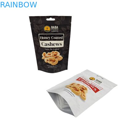 Plastic Aluminum Foil Food Packaging Custom Resealable Snack Packaging Stand Up Pouch With Zipper