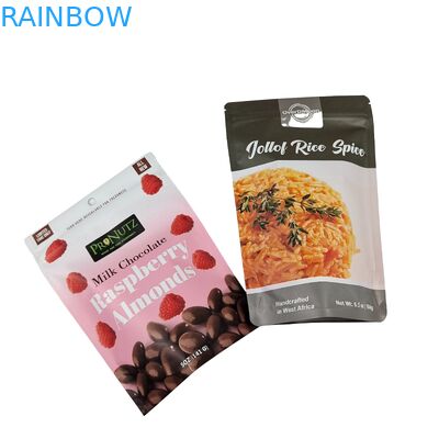 Cashew Nut Food Grade Zipper Bag Stand Up Aluminum Foil Plastic Pouch Zipper Mylar Bag