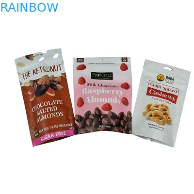 Factory Price Custom Plastic Bag Standing Up Food Nuts Cashew Pouch Packaging Zipper Bag Packaging