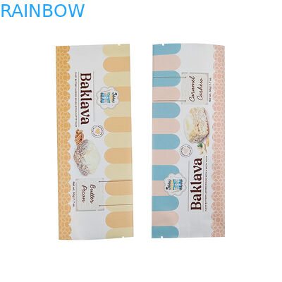 Wholesale Food Grade Custom Printed Flat Bag Pouch Packaging Low MOQ Biodegradable Bag sachet