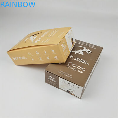 Custom Cardboard Display Paper Box Packaging with Logo Retail Energy Bar Display Box
