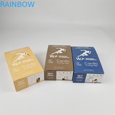 Custom Cardboard Display Paper Box Packaging with Logo Retail Energy Bar Display Box
