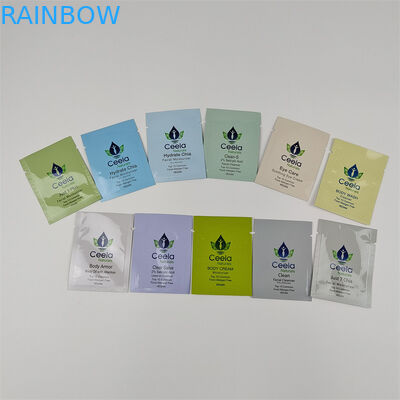 Convenient  Cosmetic Carrying Satchel  Foil Packets Small Mylar Bags