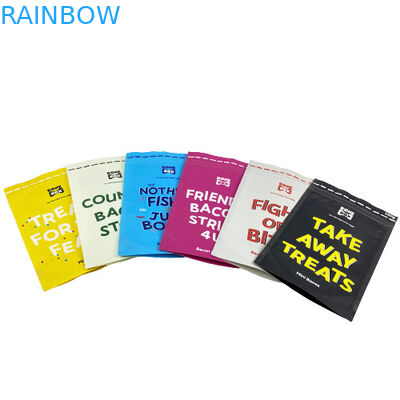 Food grade Kraft Paper Pouches Biodegradable Ziplock Stand Up Packaging