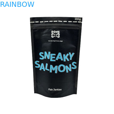 Food grade Kraft Paper Pouches Biodegradable Ziplock Stand Up Packaging