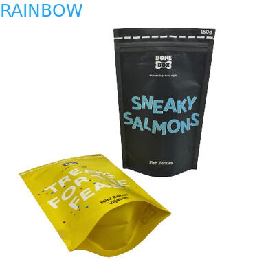 Biodegradable Coffee Bean Packaging Pouch Kraft Paper Recyclable Stand Up Pouch Coffee Bag