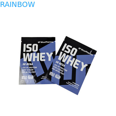 Three Side Seal Foil Pouch Packaging Keep Your 10g Supplement Power Sample Packets