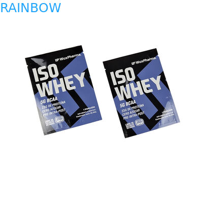 Three Side Seal Foil Pouch Packaging Keep Your 10g Supplement Power Sample Packets