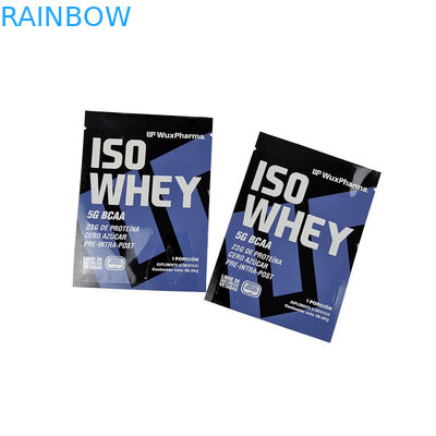 Three Side Seal Foil Pouch Packaging Keep Your 10g Supplement Power Sample Packets