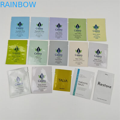 Professional Cosmetic Packaging Bag Max.10 Colors Flat Bag Free Samples Packets