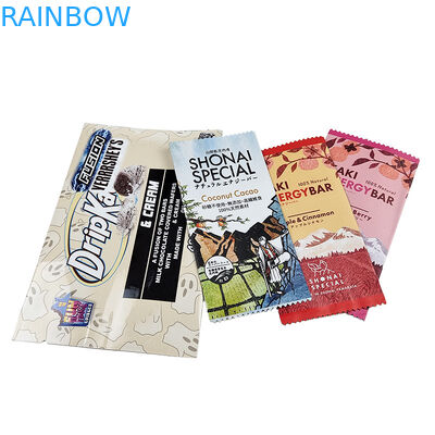Aluminum Foil Heat Sealed Foil Custom Printing Small Instant Coffee Sachet Resealable Packaging Pouch Bag