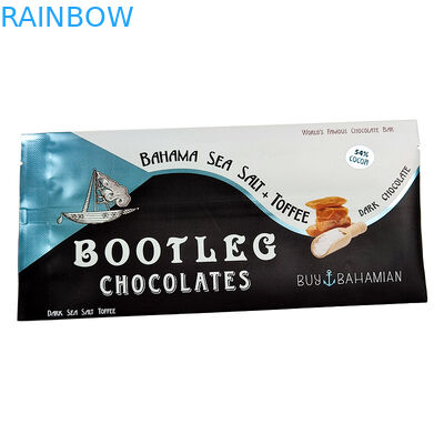 Custom Printed Heat Sealing Back Side Seal Foil Bag Back Middle Lap Seal Easy Tear Holographic Pillow Bag