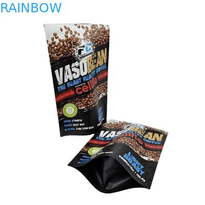 Customized Printing Small MOQ Stand Up Coffee Sample Packets Smell Proof Foil Packets