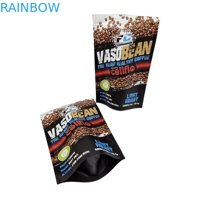Customized Printing Small MOQ Stand Up Coffee Sample Packets Smell Proof Foil Packets