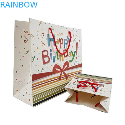 Luxury Brand Custom Logo Shoe Boutique Packaging Gift Paper Shopping Bag For Clothes