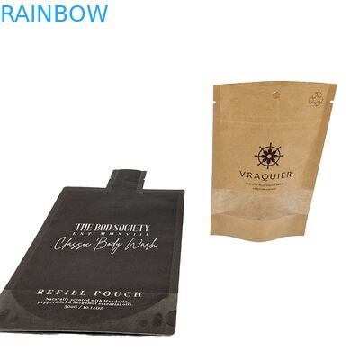 Flat Smellproof Metallic Foil Nut Mylar Heal Seal Bags Pouch Frosted Window Texture With Hang Hole Three Side Seal Bag