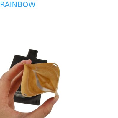 Flat Smellproof Metallic Foil Nut Mylar Heal Seal Bags Pouch Frosted Window Texture With Hang Hole Three Side Seal Bag