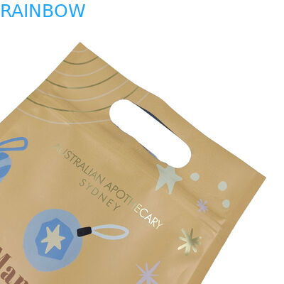 Custom Design Printed Matte Square Flat Bottom Side Gusset Plastic Mylar Foil Logo Packaging Pouch Easy Tear Zipper Bags