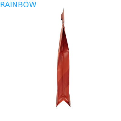 Bottom Gusset Plastic Zip Pouch Plastic Square Flat Bottom Bag Food Packaging Side Seal Pet Food Bag With Handle