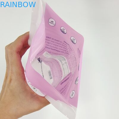 Custom Logo Food Packaging Smell Proof Zip Self Seal Stand Up Pouches Matt Finish Metallic Effect Printed Stand Up Zippe