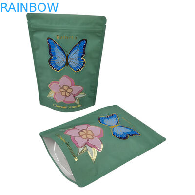 Customized Resealable Mylar Bags with Zipper Digital Printing Gummie Candy Packaging