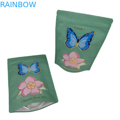Factory Supplied Soft Touch Mylar Bag with Spot UV Custom Resealable Mylar Bags for Spice Powder