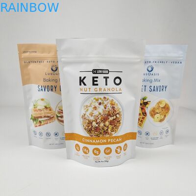 Custom Printed Stand Up Zip Lock Plastic Bags Mylar Pouch For Coffee Tea Candy Chocolate Bars Food Packaging Mylar Bag