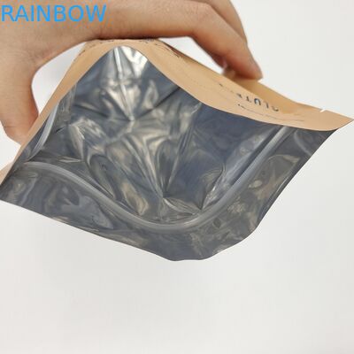 Custom Printed Aluminum Foil Logo Food Grade Edible Packaging Resealable Smell Proof Moisture-proof Stand Up Pouch