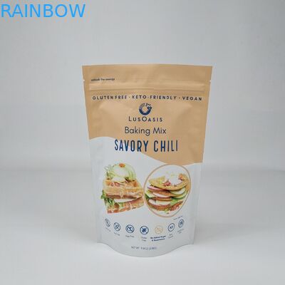 Customized Printing Heat-sealed Plastic Packaging Bag For Nut Candy Chocolate Tea Coffee Packing Stand Up Pouch