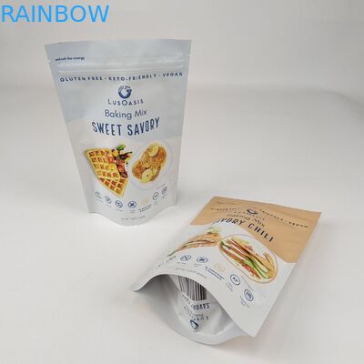 Customized Printing Heat-sealed Plastic Packaging Bag For Nut Candy Chocolate Tea Coffee Packing Stand Up Pouch