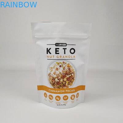 Custom Laminated Aluminum Foil Zip Lock Bag Stand Up Pouch Matt Red Packaging Pouch With Smell Proof Zipper For Coffee