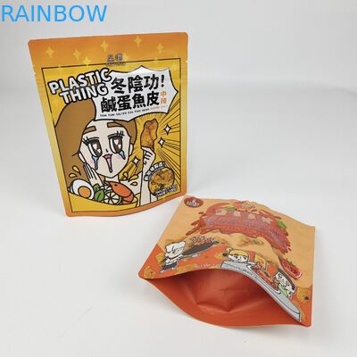 Custom Printed Dried Fruit Packing Bag Stand Up Aluminum Foil Mylar Food Packaging Bags With Self Seal Ziplock