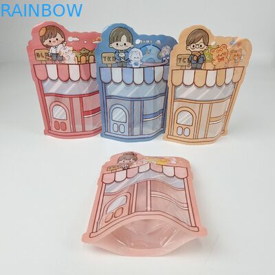 Gravure Printing Matte Print Mylar Stand Up Pouch Packaging Bag Heat Resealable Raisin Easy Tear Notch Ziplock Bags