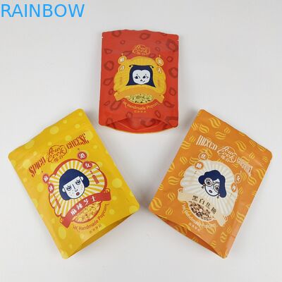 Wholesale Custom Logo Standing Up Pouches Smell Proof Food Packaging Doypack Zipper Plastic Bags With Window