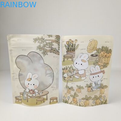 Custom Design Plastic Packaging Smell Moisture Proof Zipper Pouch Pet Snack Dog Treat Bag Pet Food Bag