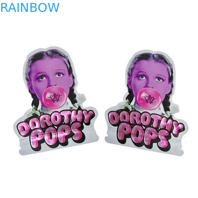 Recycled Special Custom Shaped Die Cut 7 14 28g Gummies Childproof Aluminum Foil Candy Mylar bag