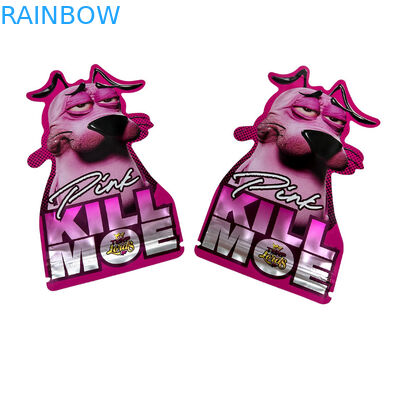 Recycled Special Custom Shaped Die Cut 7 14 28g Gummies Childproof Aluminum Foil Candy Mylar bag