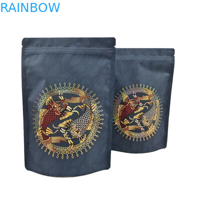 Custom Printed Heat Seal 3.5 7g 1oz Plastic Soft Touch Mylar Bag Digital Print Gummie Candy Packaging