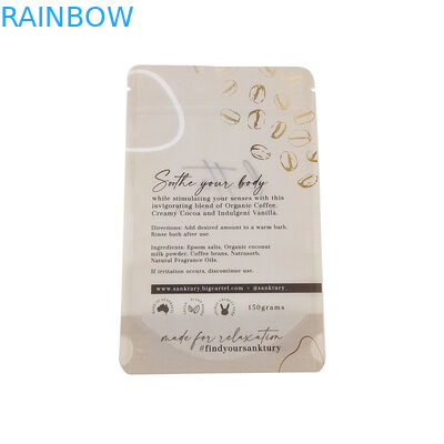 Custom Printed Stand Up Pouch Ziplock Coffee Packaging Bag