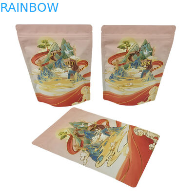 Best Selling Custom Soft Touch Mylar Bag Stand Up Aluminum Foil 3.5g Smell Proof Protein Coffee Spice Flour Packaging Po