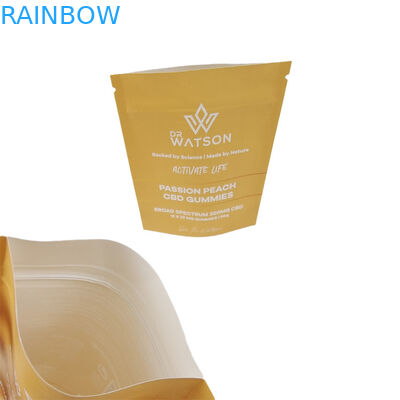 Hot Sale Custom Design Printed Biodegradable Stand Up Kraft Paper Bag Eco Friendly Gummie Candy Packaging