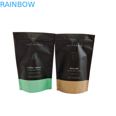 Customized Packaging Stand Up Bag Mylar Zipper Bag Aluminum Foil Pouch For Scrub Bath Salt Packing