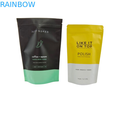 Matte Oem Custom Printed Bath Salts Packaging Zip Lock Bath Salt Body Scrub Standing Pouch Packaging Bags Stand Up Bags